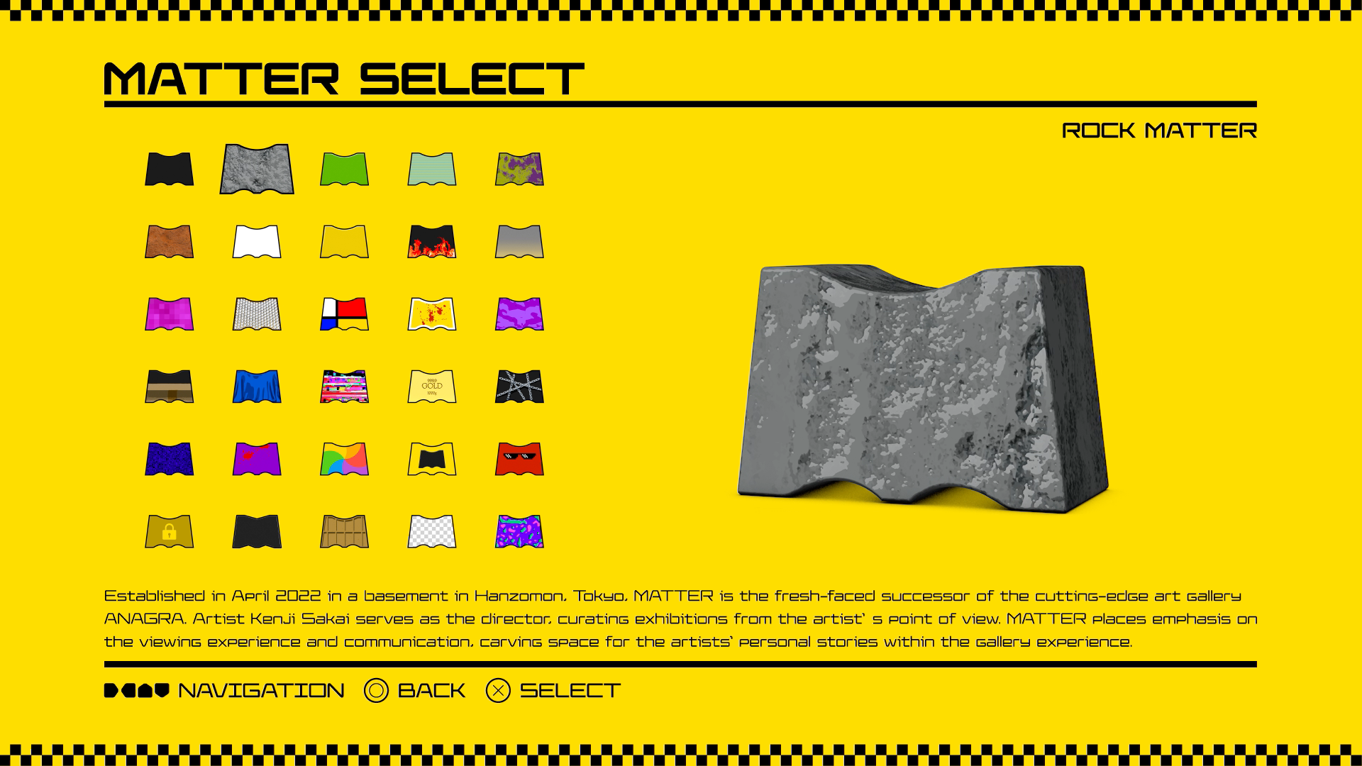 MATTER SELECT