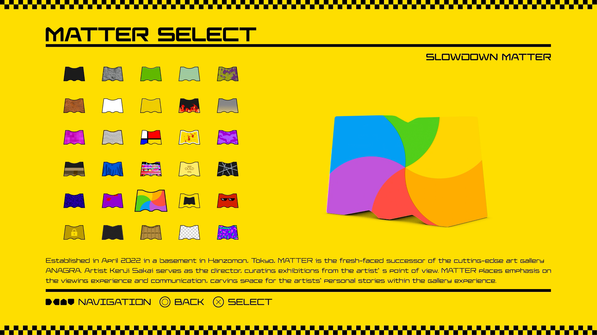 MATTER SELECT