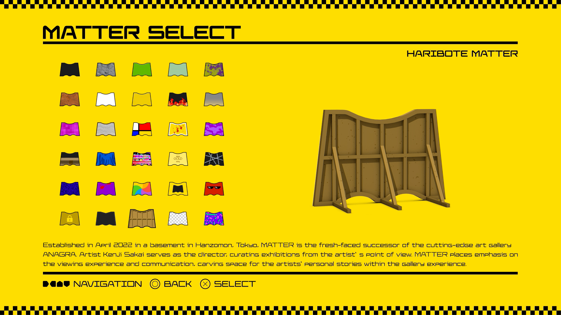 MATTER SELECT