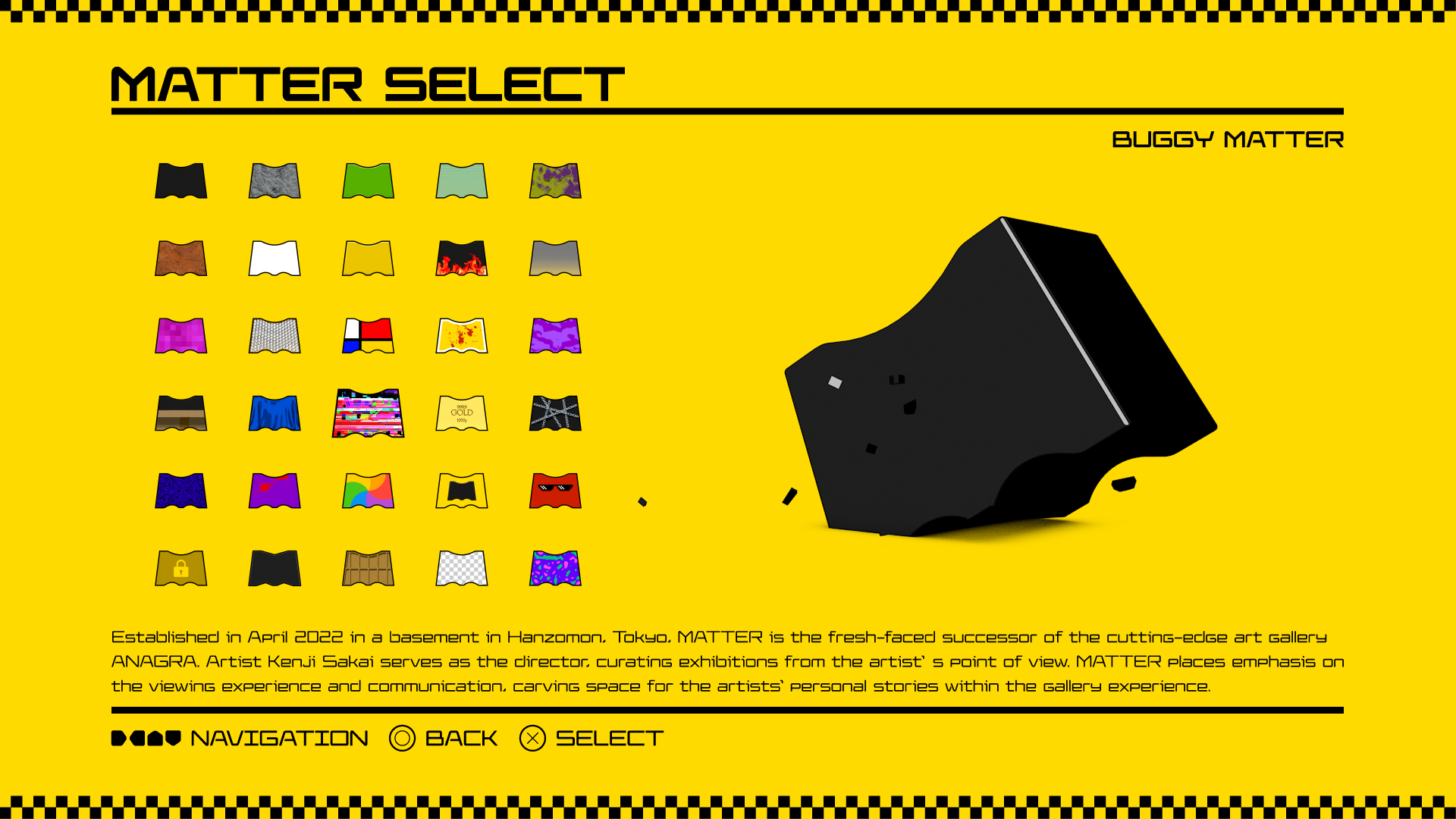 MATTER SELECT
